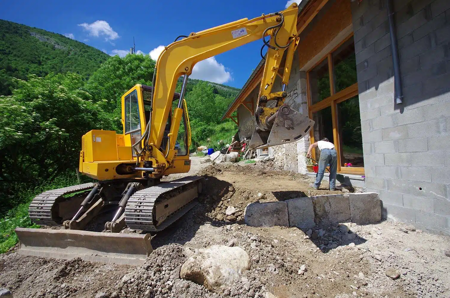 travaux de terrassement